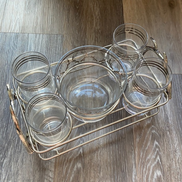 Pottery Barn Dining Pottery Barn Serving Glass Holiday Themed